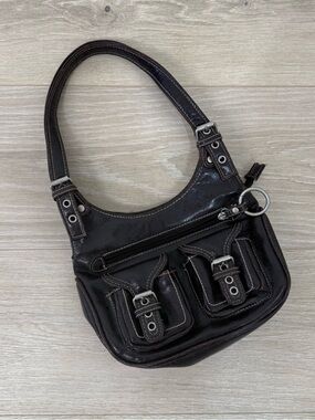 Limited Too Y2K Brown Faux Leather Mini Bag